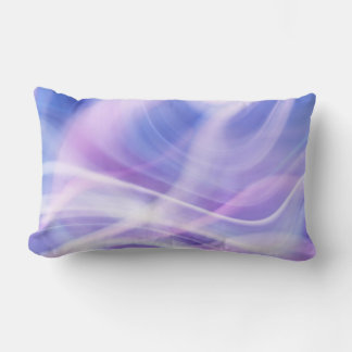 A Mystical Pastel Fog Solid back Lumbar Pillow