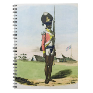 A Naigue of the Bombay Battalion, plate 28 from 'O Notebook