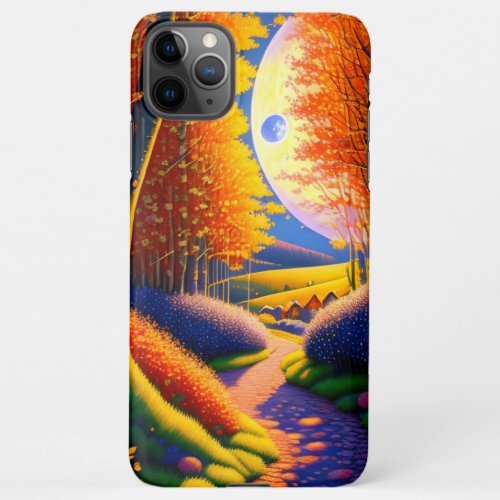A narrow Path Between Thick Hedges Throw Pillow iPhone 11Pro Max Case