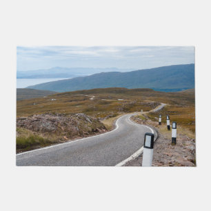 A narrow single-track road - Scotland Doormat
