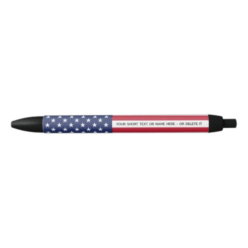 A Nations Heritage USA Flag Embodies History Black Ink Pen