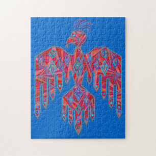 A Native American Thunderbird Jigsaw Puzzle Game