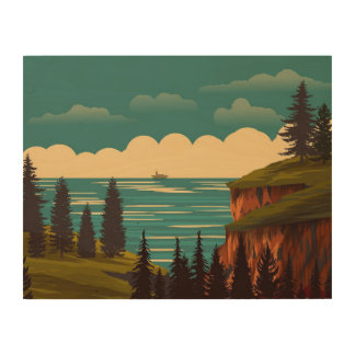 A nature painting - wood wall art