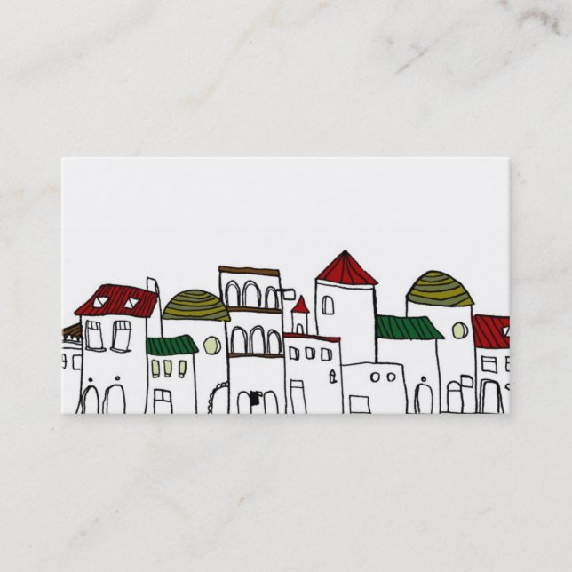 a neighborhood in some area business card (Front)