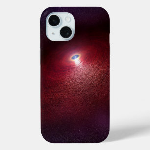 A Neutron Star With A Disk Of Warm Dust. iPhone 15 Case