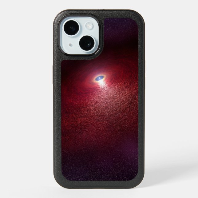 A Neutron Star With A Disk Of Warm Dust. iPhone 15 Case (Back)
