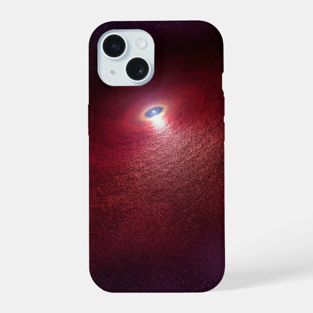 A Neutron Star With A Disk Of Warm Dust. Iphone Case (Back)