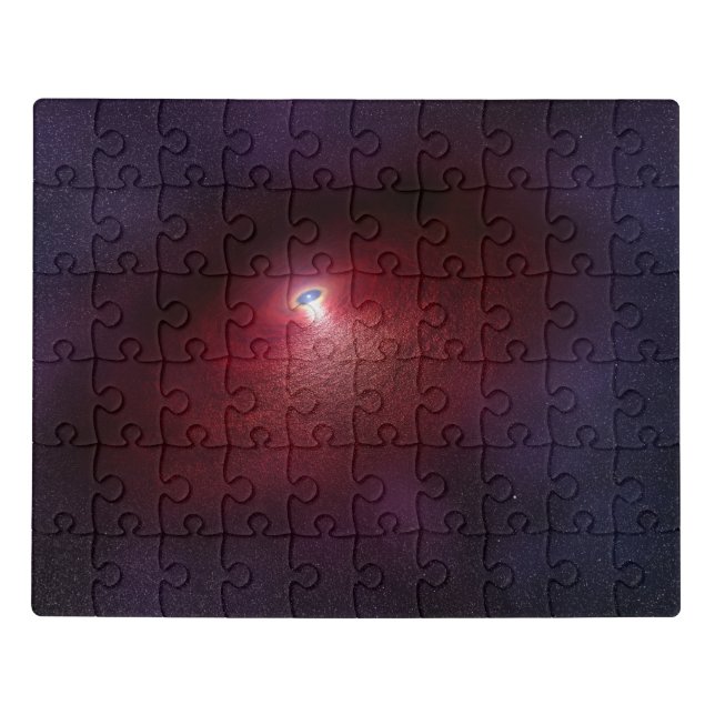 A Neutron Star With A Disk Of Warm Dust. Jigsaw Puzzle (Puzzle Horizontal)