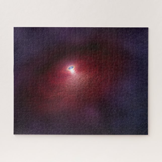 A Neutron Star With A Disk Of Warm Dust. Jigsaw Puzzle (Horizontal)