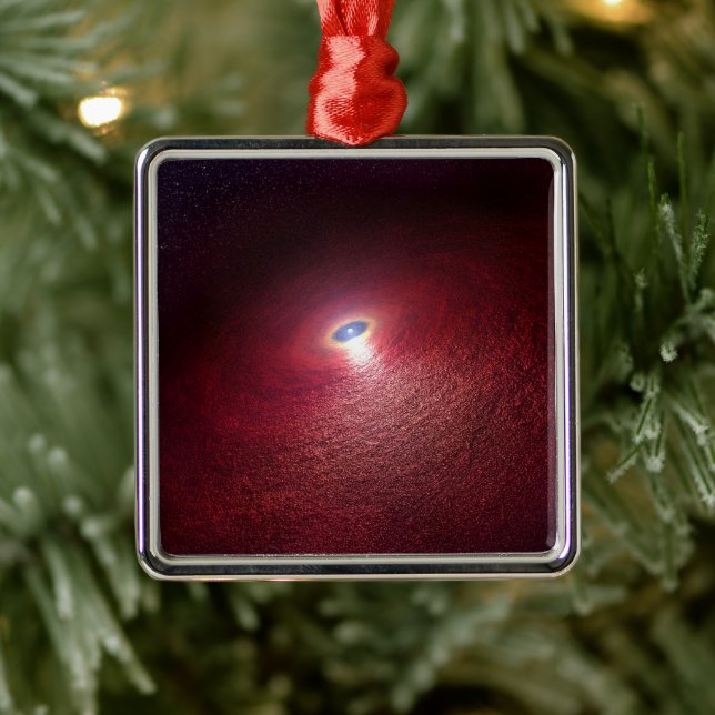 A Neutron Star With A Disk Of Warm Dust. Metal Ornament (Tree)