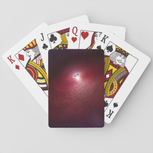 A Neutron Star With A Disk Of Warm Dust Playing Cards