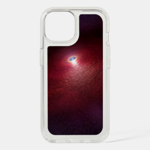 A Neutron Star With A Disk Of Warm Dust. iPhone 15 Case