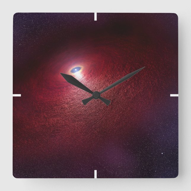 A Neutron Star With A Disk Of Warm Dust. Square Wall Clock (Front)