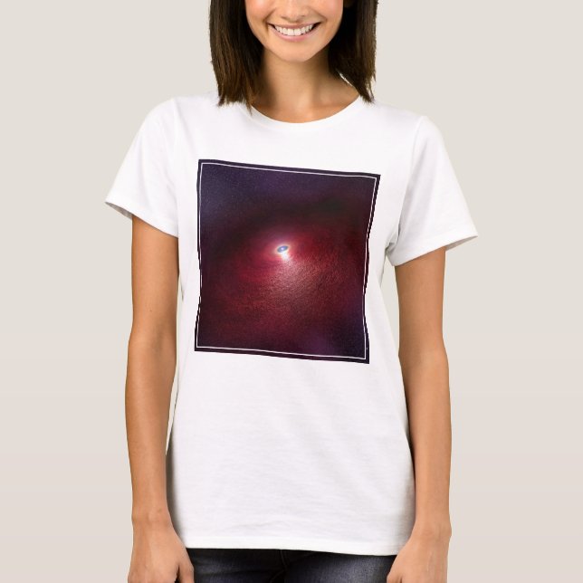 A Neutron Star With A Disk Of Warm Dust. T-Shirt (Front)