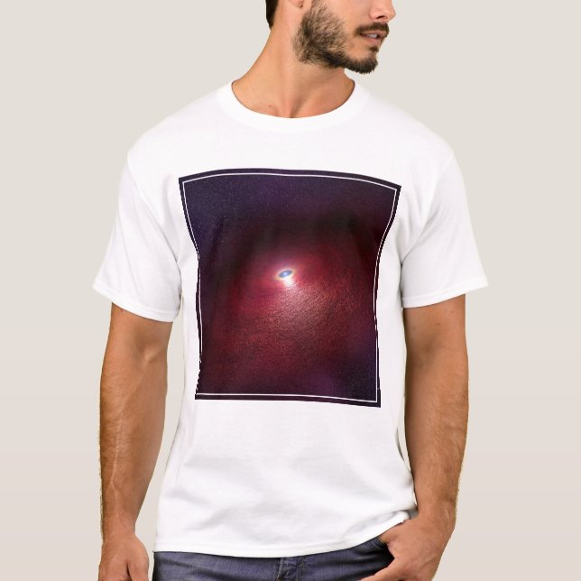 A Neutron Star With A Disk Of Warm Dust. T-Shirt (Front)