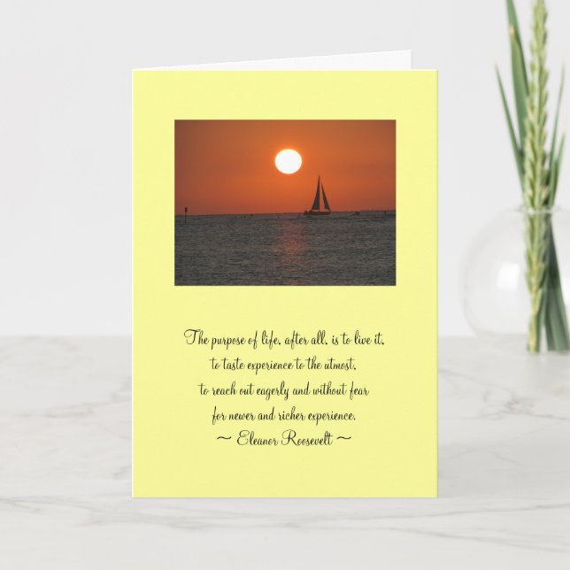 A New Adventure is Starting - Goodbye Card (Front)