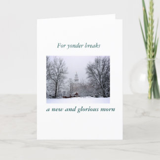 A New and Glorious Morn Holiday Card