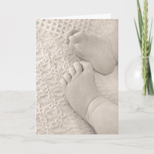 A New Baby Congratulations Card