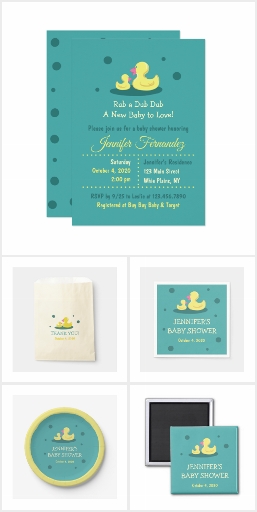 A New Baby to Love Duck Baby Shower