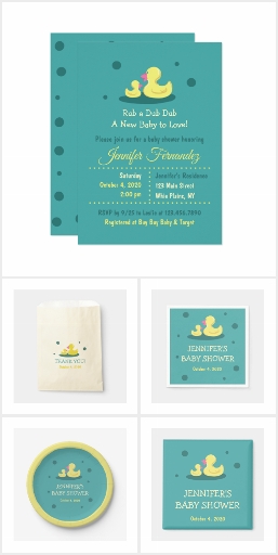 A New Baby to Love Duck Baby Shower