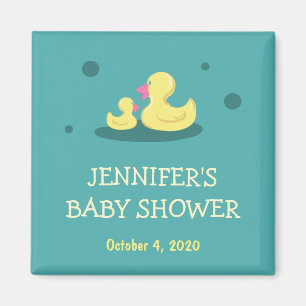 A New Baby to Love Duck Baby Shower Magnet