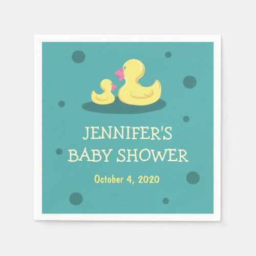 A New Baby to Love Duck Baby Shower Napkins