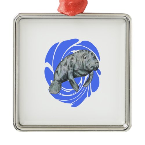 A NEW BORN METAL ORNAMENT