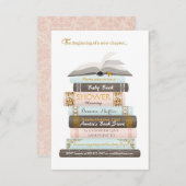 A New Chapter | Baby Book Shower Invitation (Front/Back)