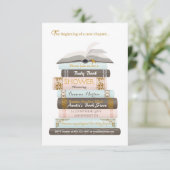 A New Chapter | Baby Book Shower Invitation (Standing Front)