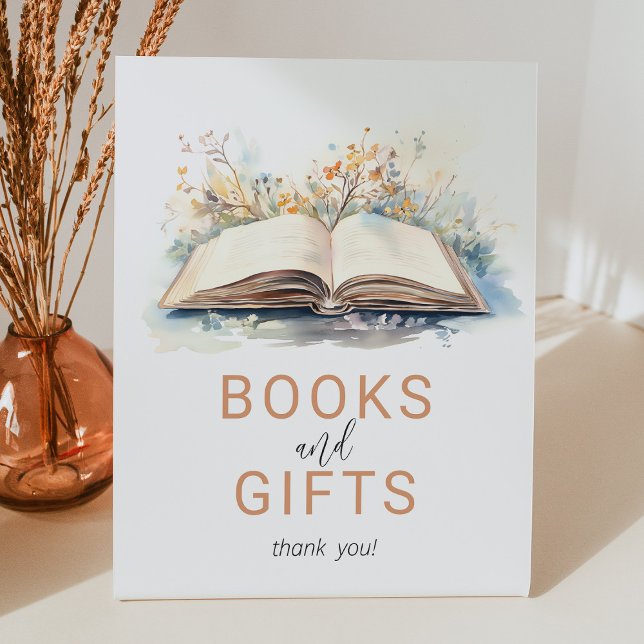 A New Chapter Baby Shower Books and Gifts Pedestal Sign (Creator Uploaded)