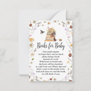 A New Chapter Baby Shower Books for Baby Card
