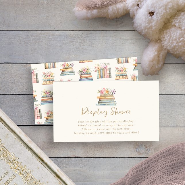 A New Chapter Baby Shower Enclosure Card (A New Chapter Baby Shower Enclosure Card by Painted Paperie
)