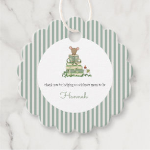A New Chapter Baby Shower Favor Tags