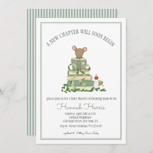 A New Chapter Baby Shower Invitation