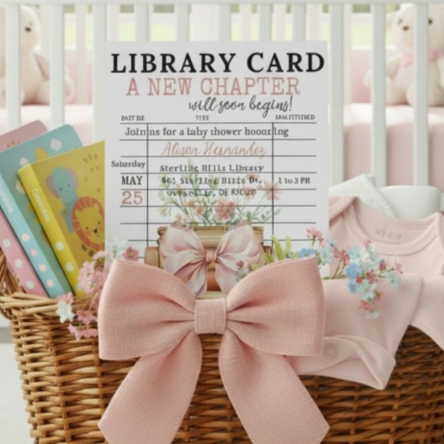 A New Chapter Baby Shower Invitation (Creator Uploaded)