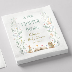 A New Chapter Baby Shower Napkins