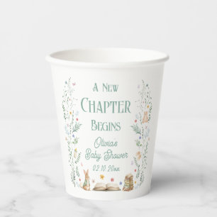 A New Chapter Baby Shower Paper Cups