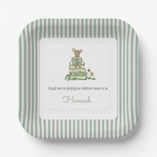 A New Chapter Baby Shower Paper Plates