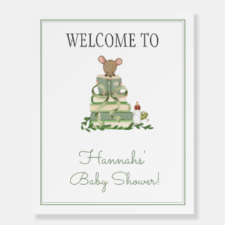 A New Chapter Baby Shower Welcome Foam Board