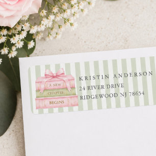 A New Chapter Begins Address Label