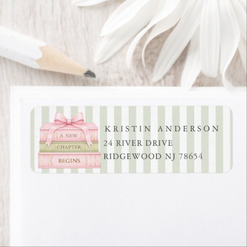 A New Chapter Begins Address Label