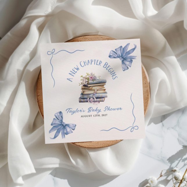 A New Chapter Begins Baby Shower  Napkins (Creator Uploaded)