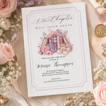 A New Chapter Begins Baby Shower, Storybook Theme