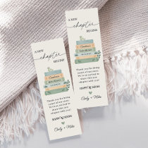 A New Chapter Begins Baby Shower Thank You Bookmarks