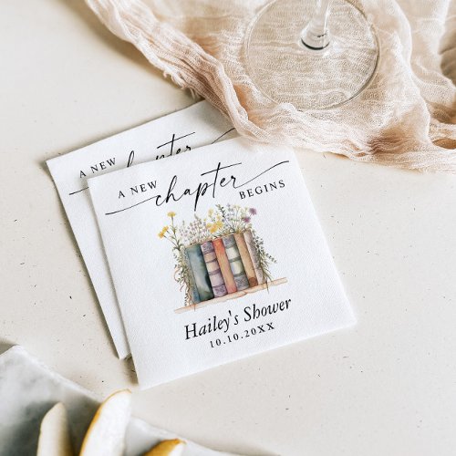 A New Chapter Begins, Book Theme Baby Shower