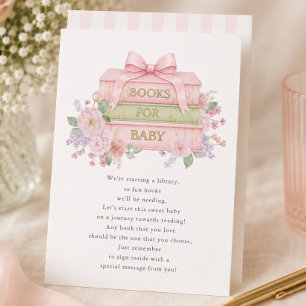 A New Chapter Begins Books for Baby Card
