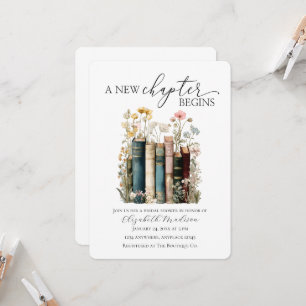A New Chapter Begins Bridal Shower Invitation