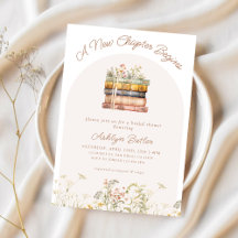 A New Chapter Begins Bridal Shower Invitation