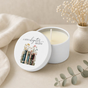 A New Chapter Begins Bridal Shower Mini Candle Favors