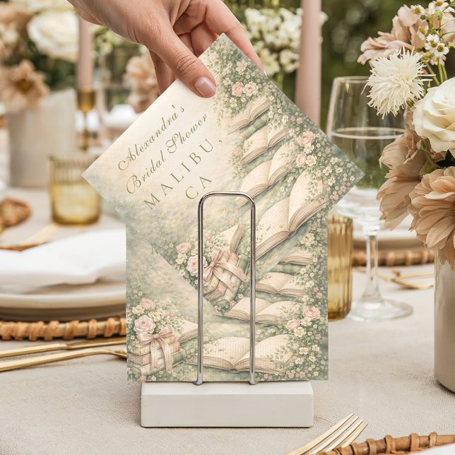 A New Chapter Begins Bridal Shower Napkins (Creator Uploaded)